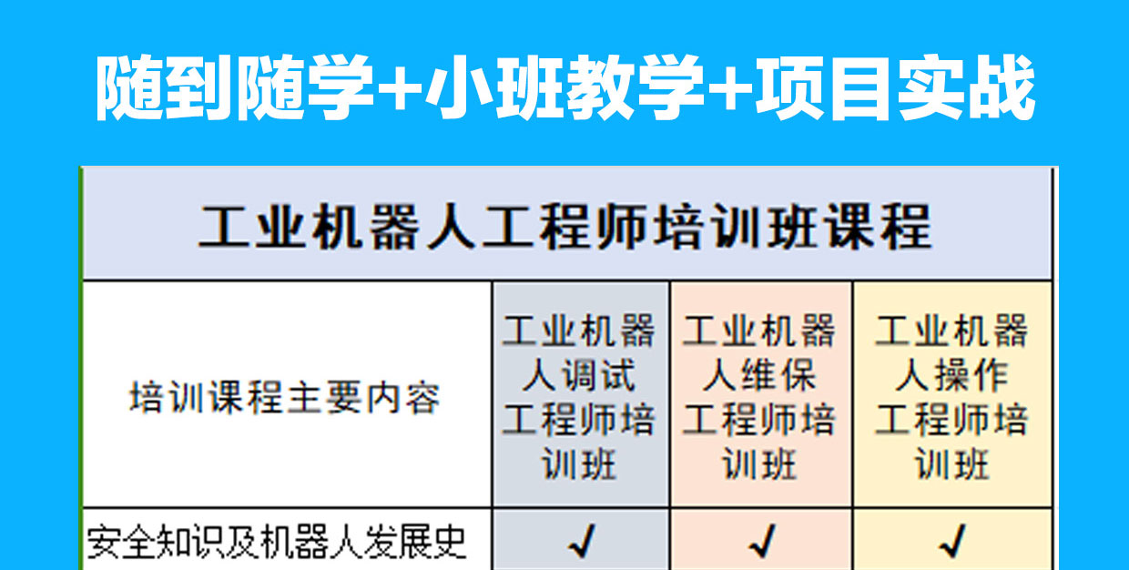 工业机器人零基础培训班