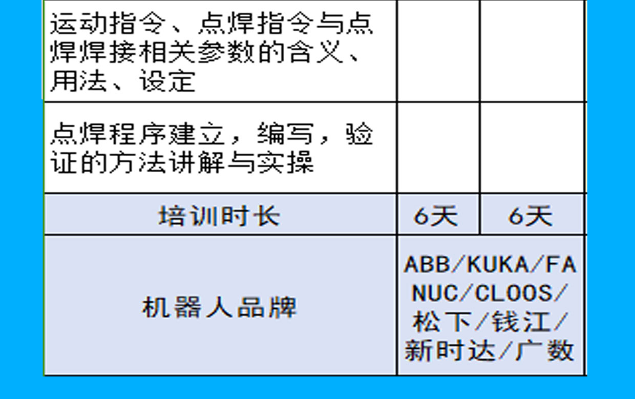 工业机器人零基础培训班